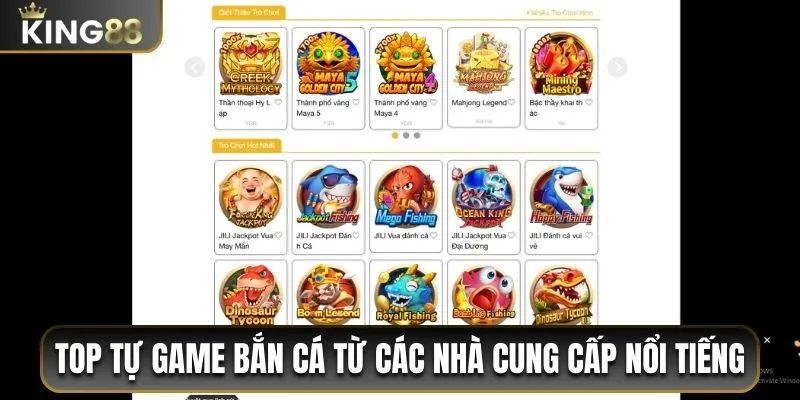 Tin tức các tựa game bắn cá được cung cấp bởi các nhà phát hành nổi tiếng
